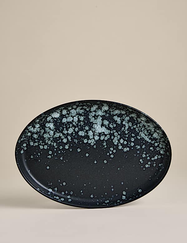 Reactive Glaze Medium Platter - RS