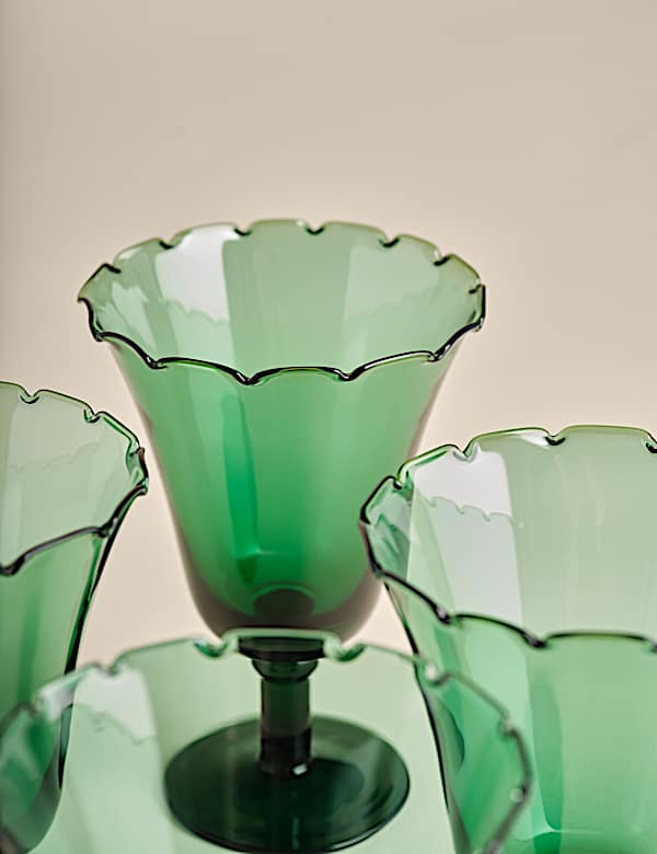 Set of 4 Petal Wine Glasses - JO