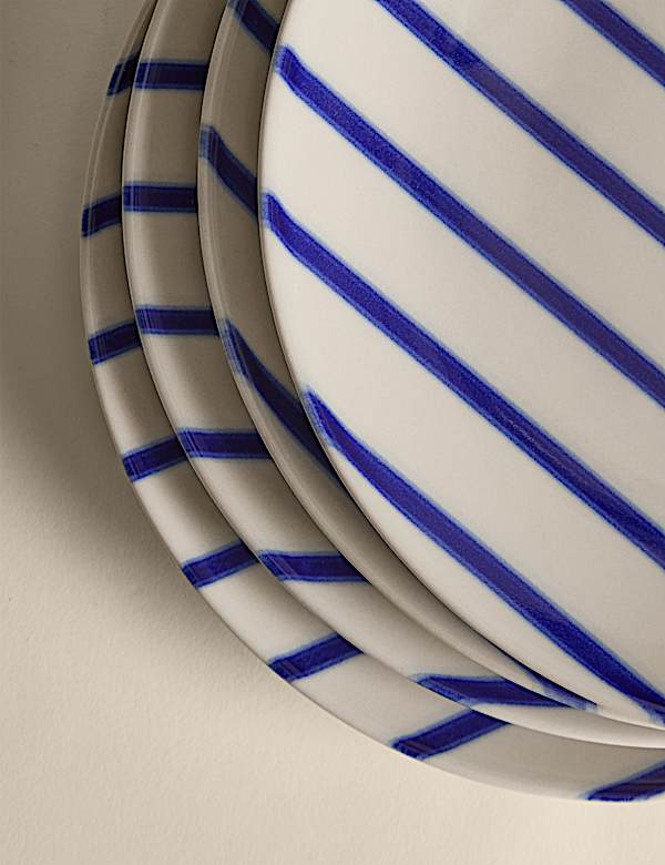 Striped Dinner Plate - JP