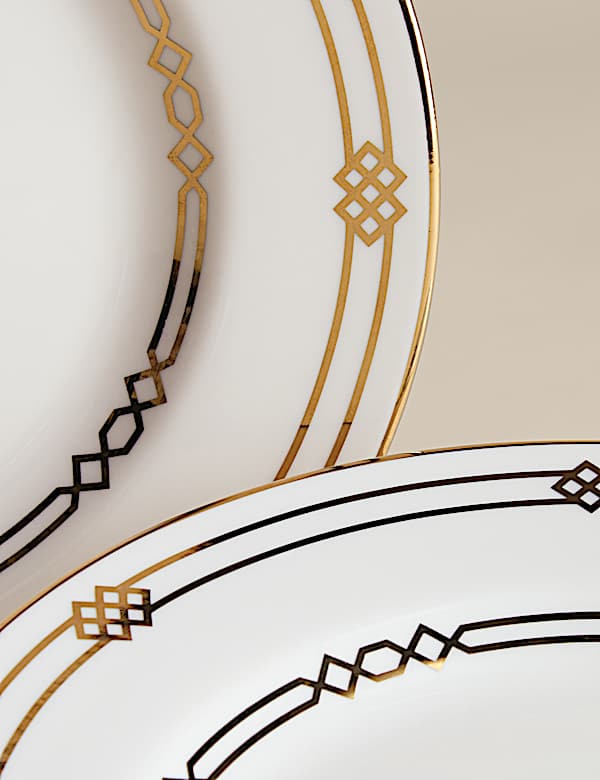 Set of 2 Deco Slogan Side Plates - IT