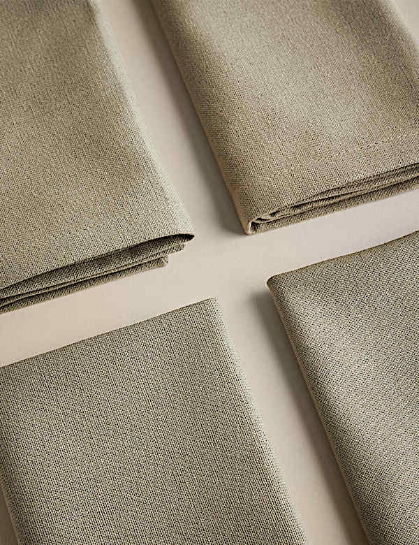 Set of 4 Pure Cotton Napkins - JE