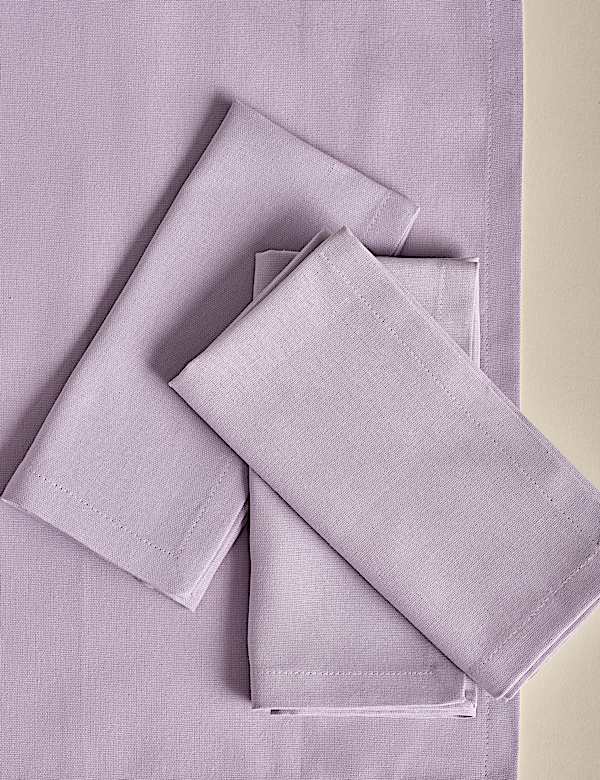 Set of 4 Pure Cotton Napkins - JP