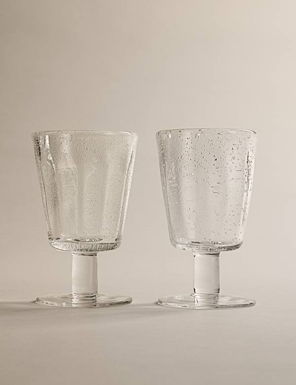 Set of 2 Bubble Wine Glasses - DE