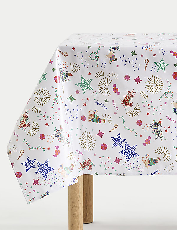 Christmas Wipe Clean Tablecloth - RO