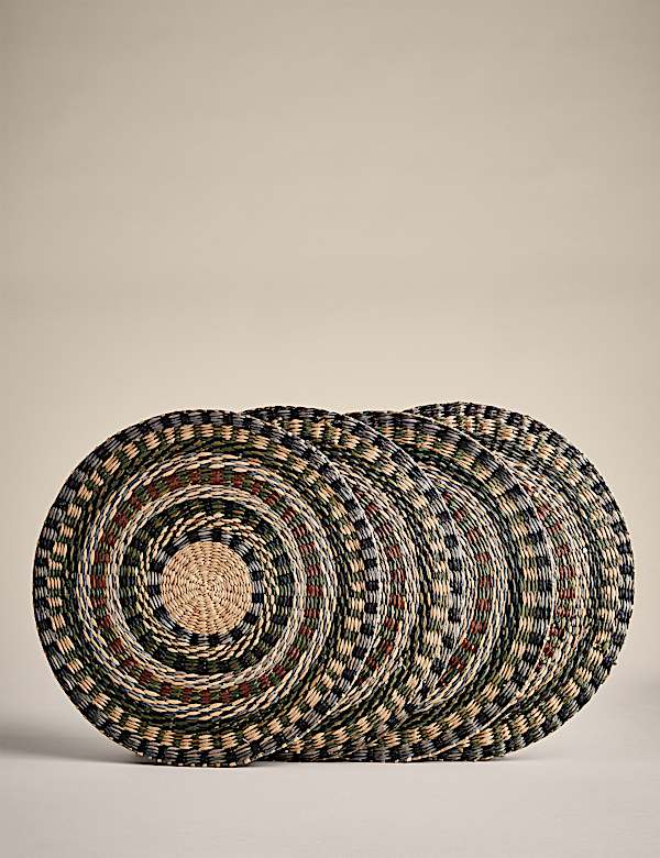 Sada 4 ks vícebarevných prostírání - CZ