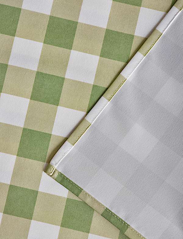 Gingham Wipe Clean Tablecloth - BN