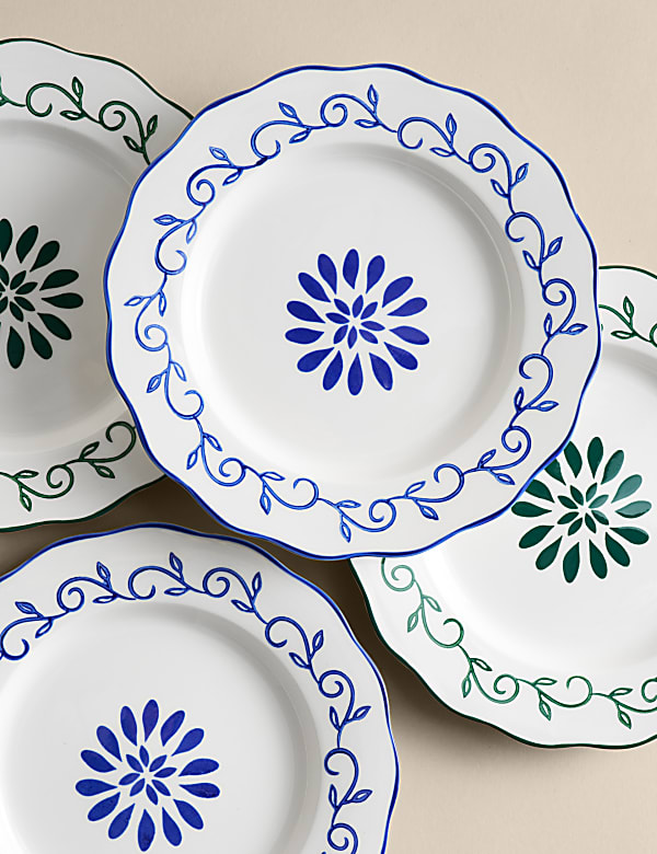 Set of 4 Boho Side Plates - CY