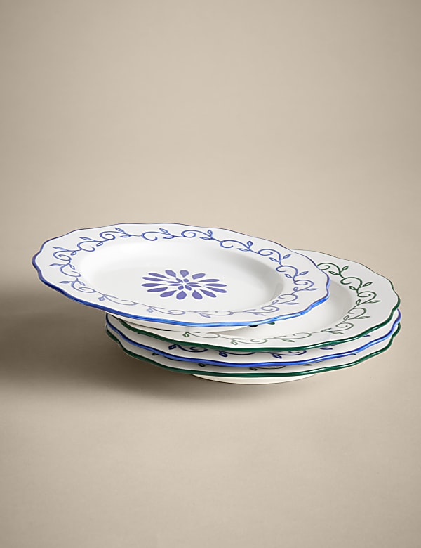 Set of 4 Boho Side Plates - CY