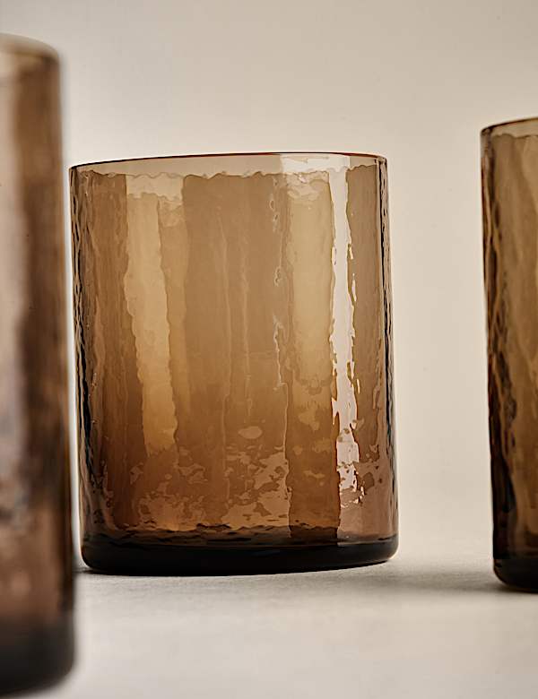 Set of 4 Hammered Tumblers - VN