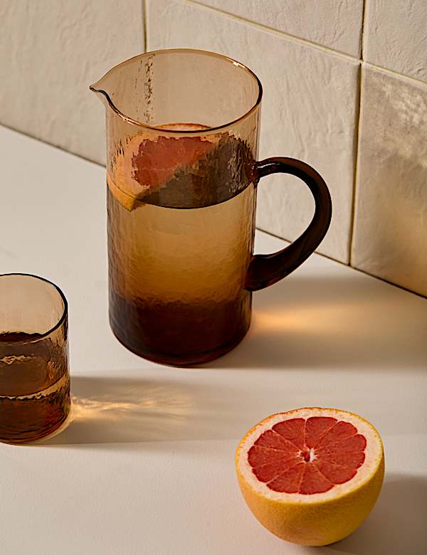 Hammered Glass Jug - VN