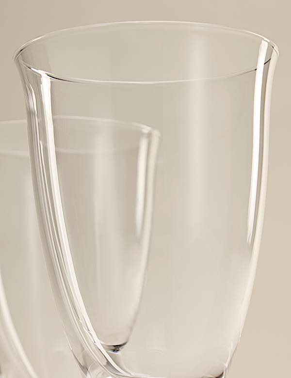 Lot de 2 verres &agrave; pied &agrave; vin - CH