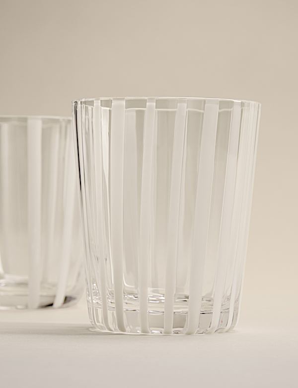Set of 4 Striped Tumblers - FR