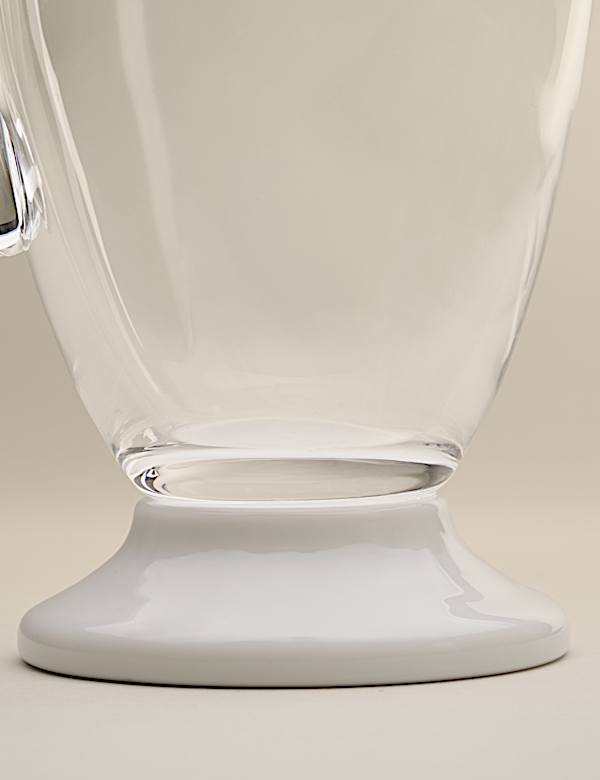 Footed Glass Jug - FR