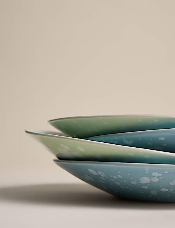 Set of 4 Splatter Side Plates - AT