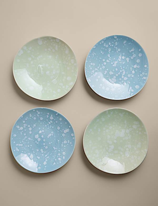 Set of 4 Splatter Side Plates - MX
