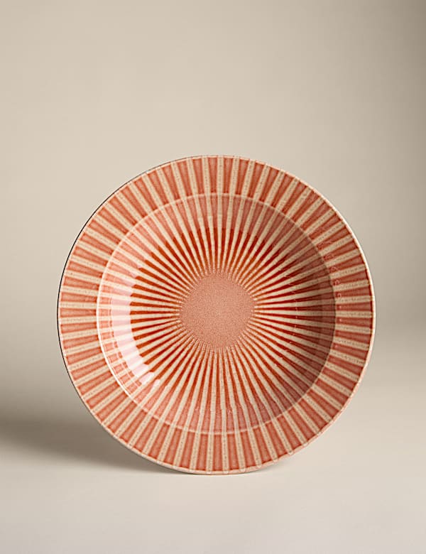 Reactive Striped Serving Bowl - HU