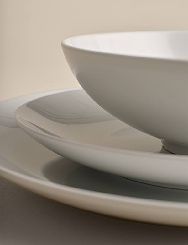 12 Piece Maxim Coupe Dinner Set - JE
