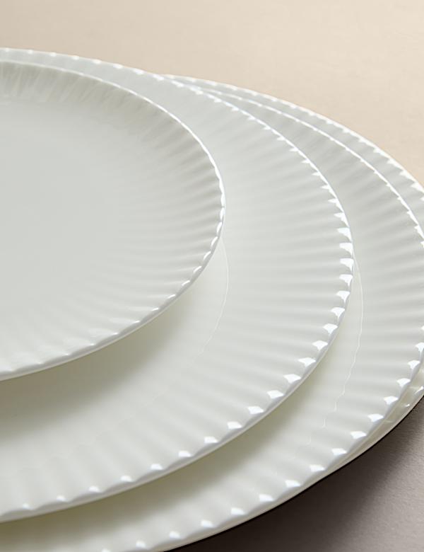 12 Piece Hampton Fluted Dinner Set - FI