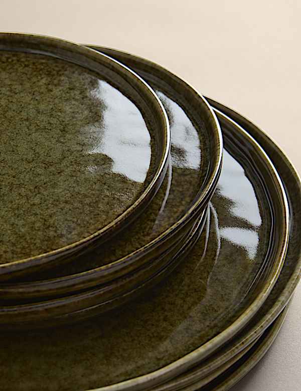 12 Piece Stoneware Dinner Set - CZ