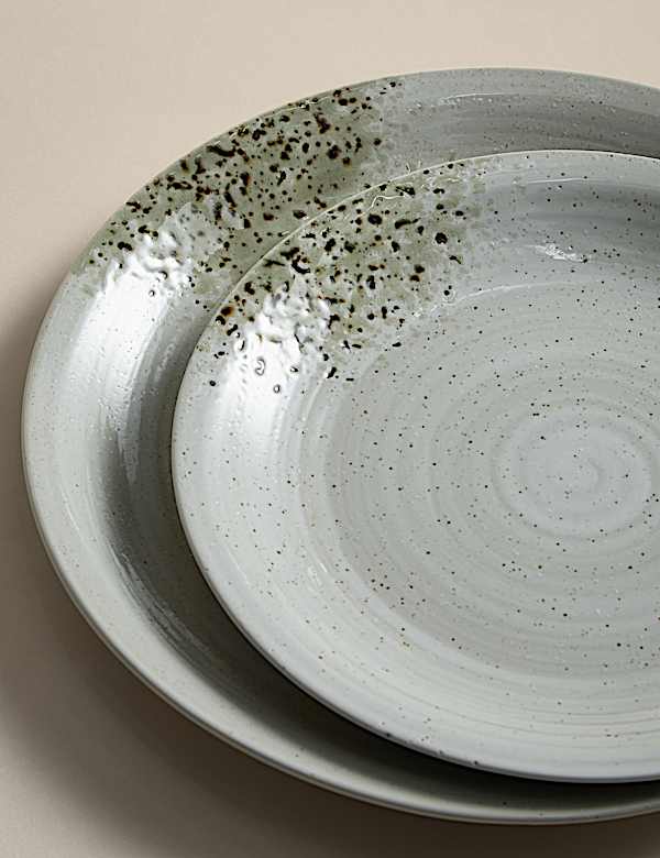 12 Piece Textured Spin Dinner Set - RO