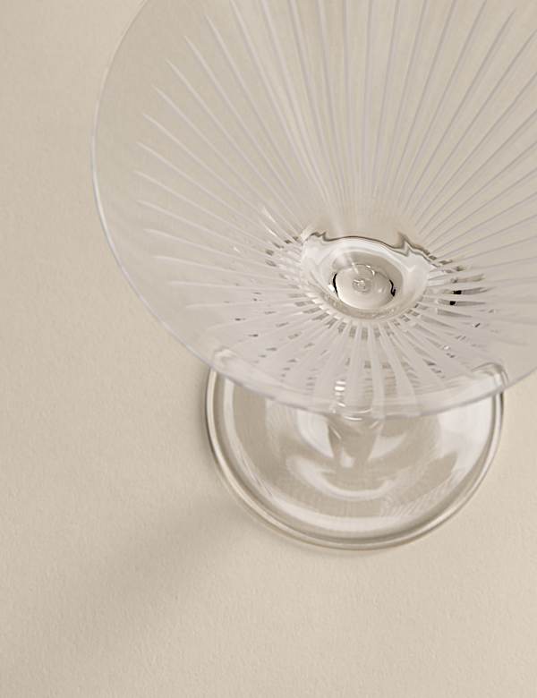 Set of 2 Crystal Dishwasher Safe Martini Glasses - BN