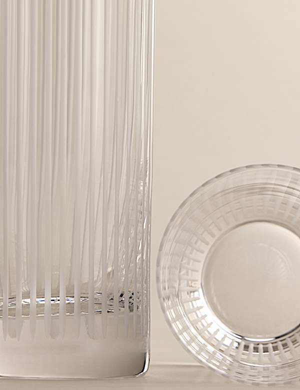Set of 4 Marais Crystal Hi Ball Glasses - BN