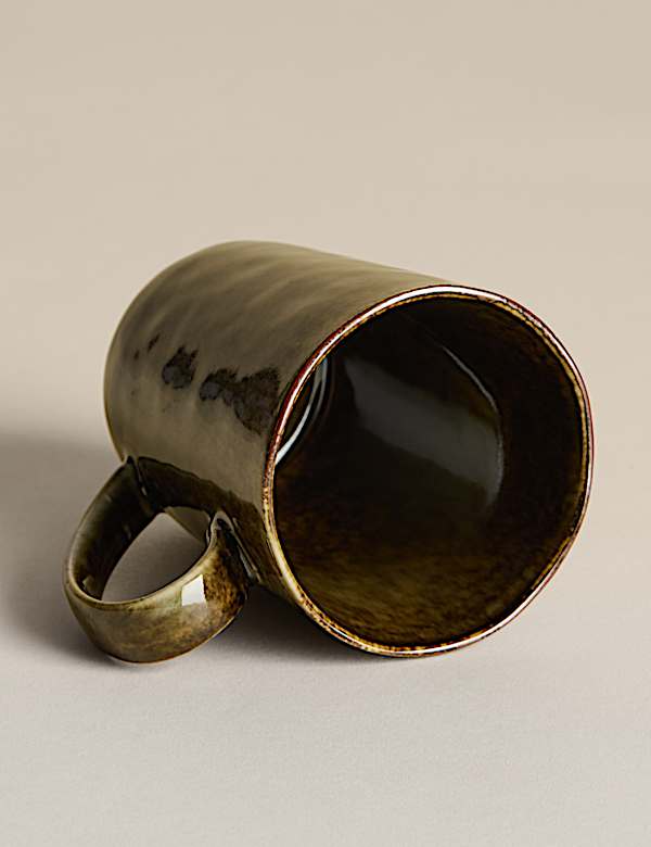 Straight Side Reactive Glaze Mug - AU