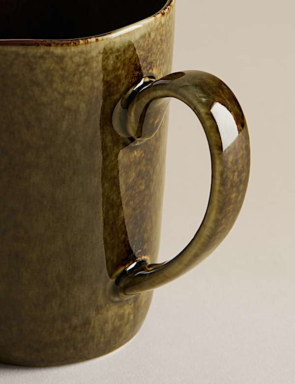 Straight Side Reactive Glaze Mug - AU