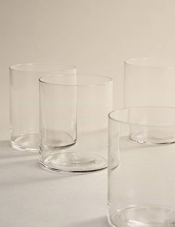 Set of 4 Straight Sided Tumblers - MX