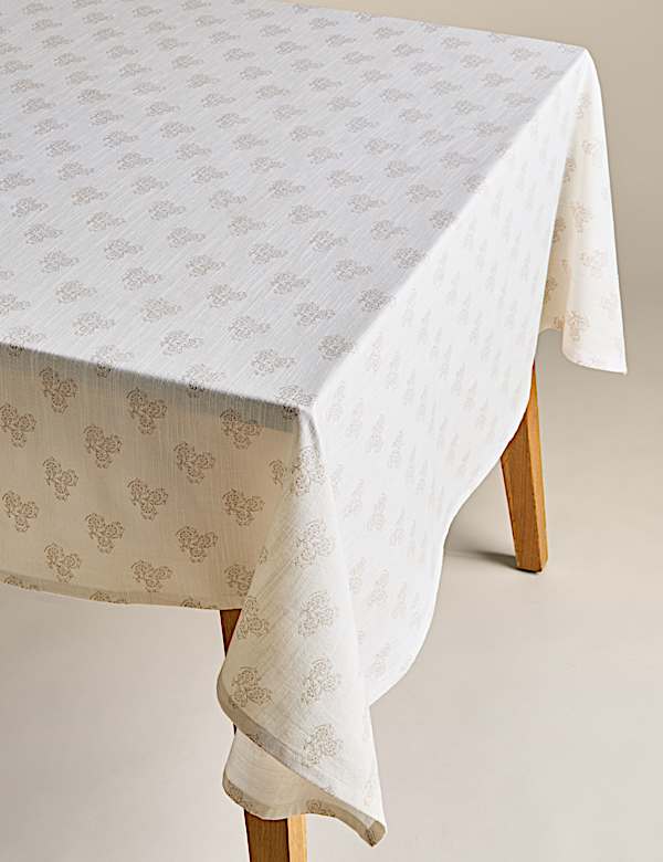 Pure Cotton Block Print Tablecloth - VN