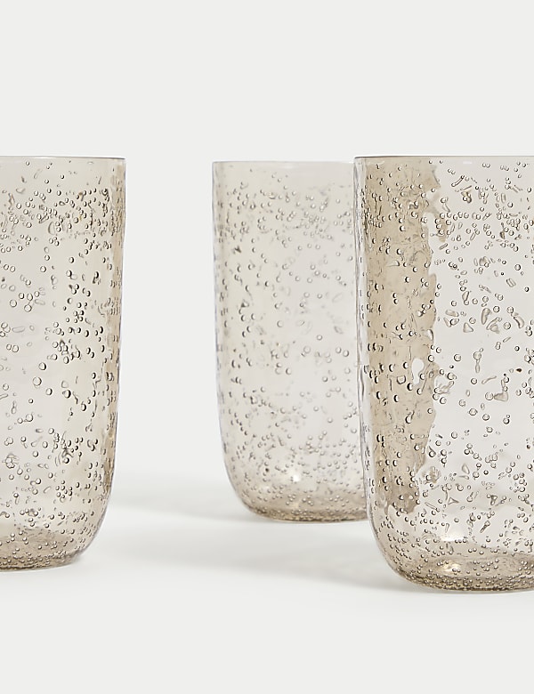 Set of 4 Global Artisan Picnic Hi Ball Glasses - MX