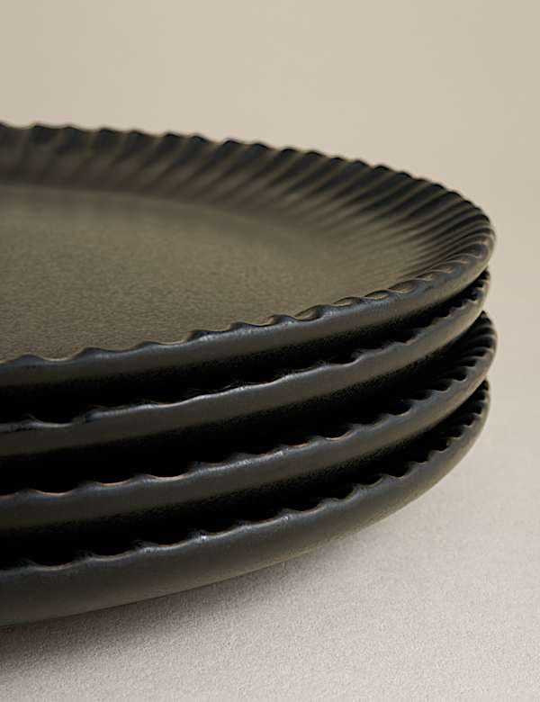 Set of 4 Textured Side Plates - AU