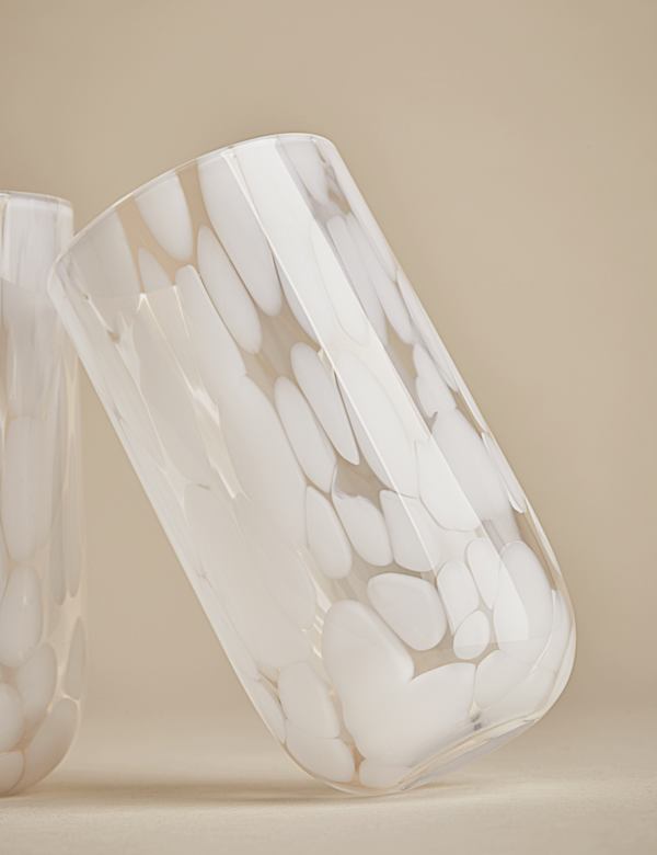 Set of 2 Speckled Hi Ball Glasses - AU