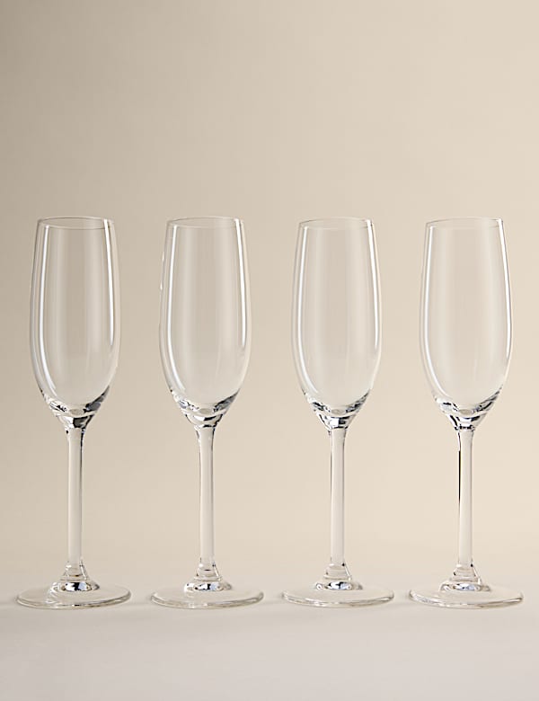 Set of 4 Everyday Champagne Flutes - IL