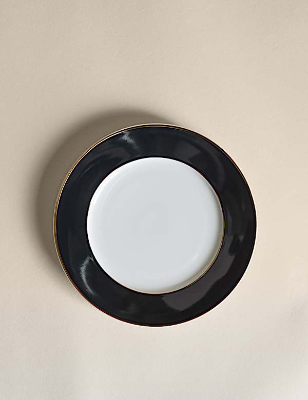 Maxim Beilagenteller mit vergoldetem Rand - AT