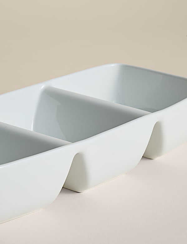 Maxim Ceramic Three Part Divided Dish - SE