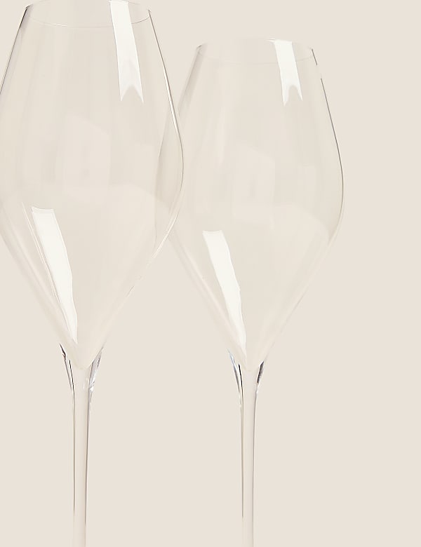 Set of 4 Grace Crystal White Wine Glasses