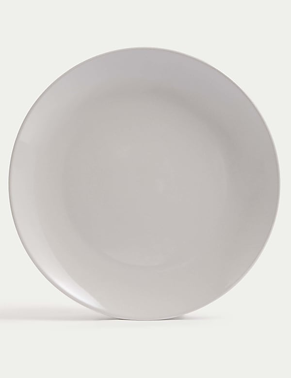 Set of 4 Everyday Stoneware Dinner Plates - FI