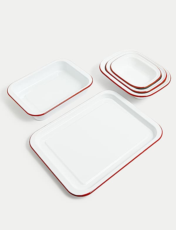 Enamel 20cm Pie Dish - HR