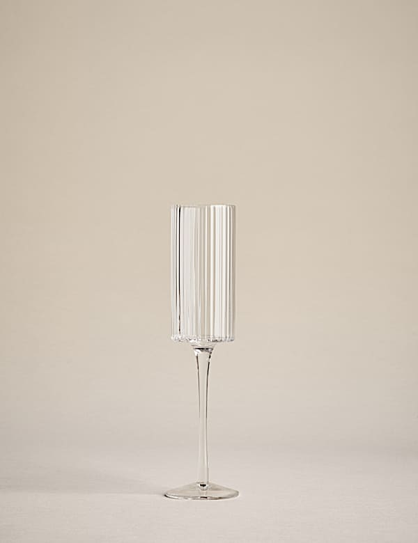 Set of 4 Handmade Celine Champagne Flutes - PT