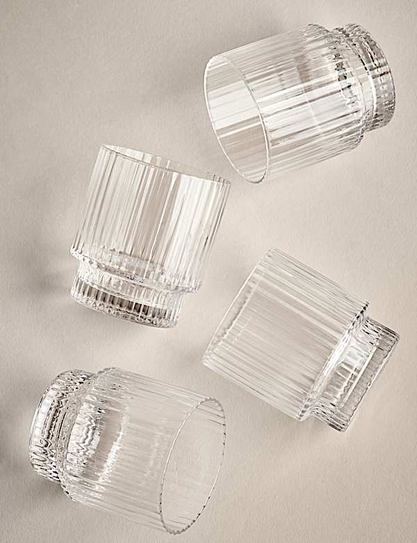 סט 4 כוסות ויסקי Celine בעבודת יד - IL