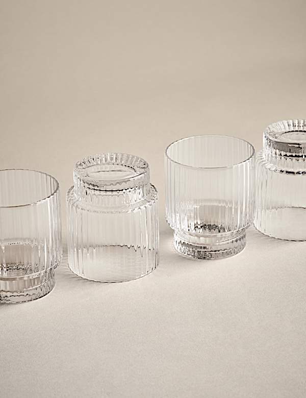 סט 4 כוסות ויסקי Celine בעבודת יד - IL