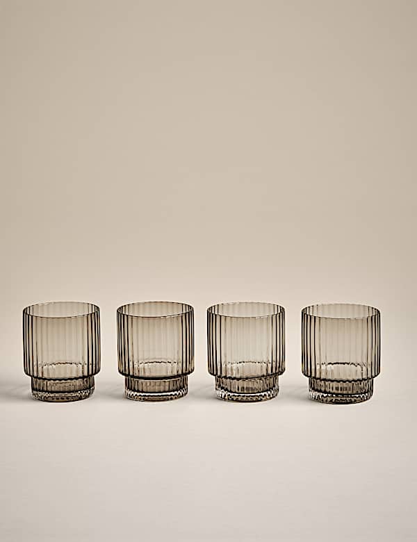 Set of 4 Handmade Celine Tumblers - BG