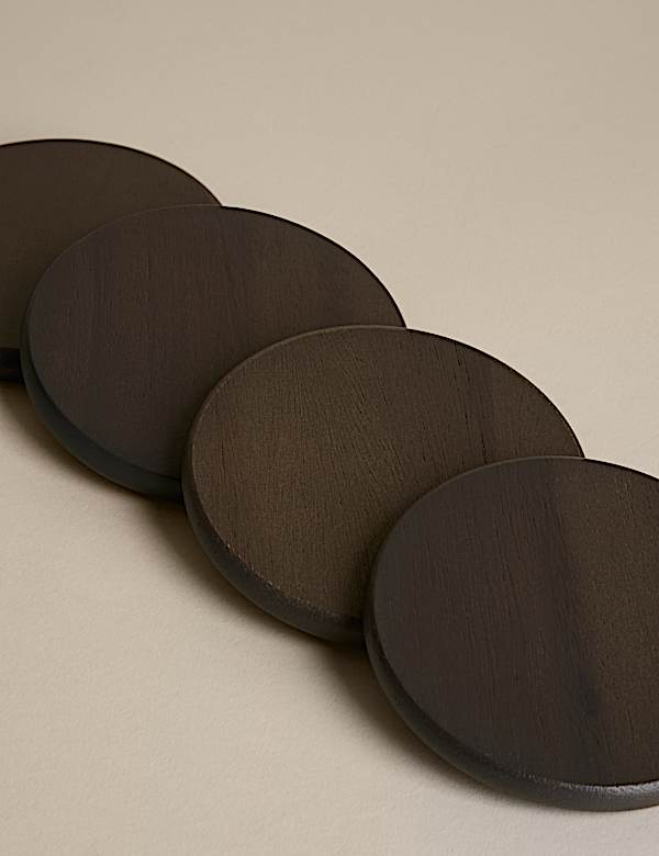 סט של ארבע תחתיות עץ - IL