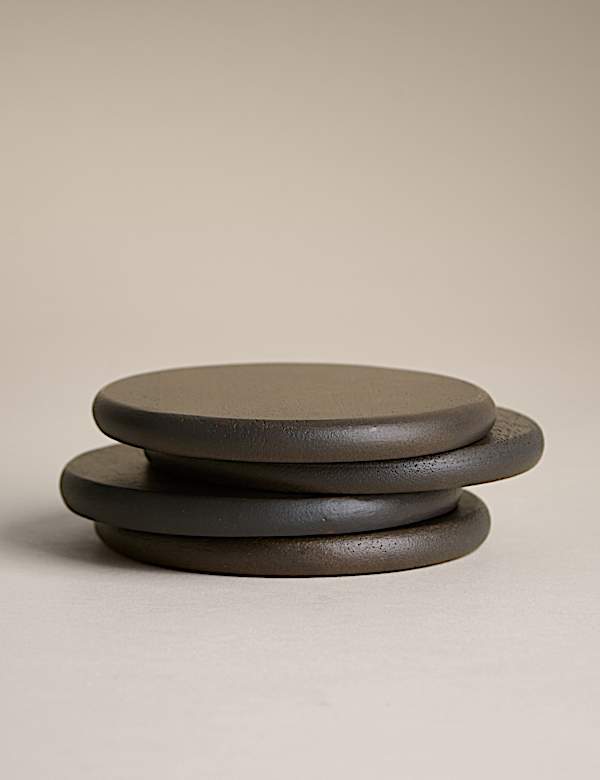 Set of 4 Wooden Coasters - IS