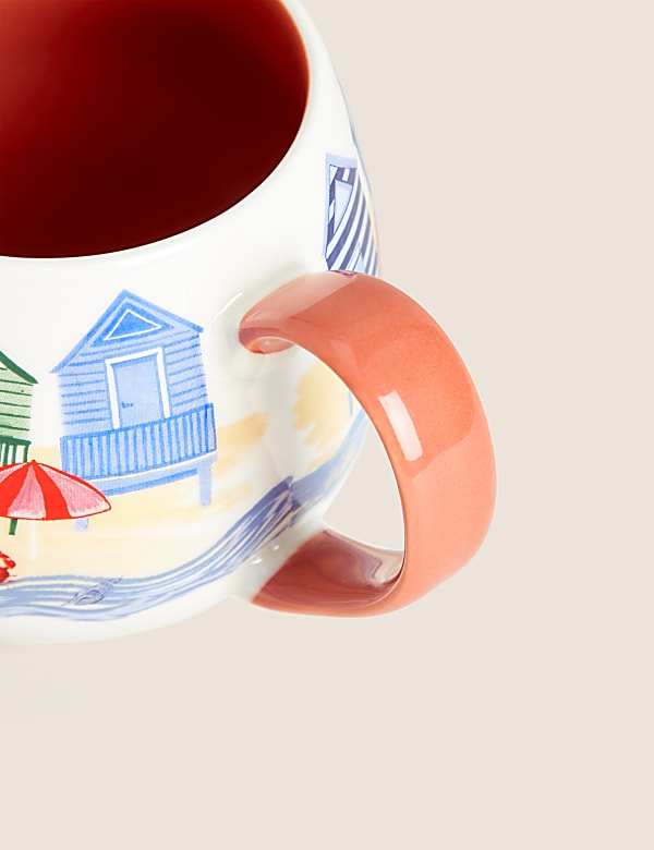 Nautical Beach Huts Mug - GR