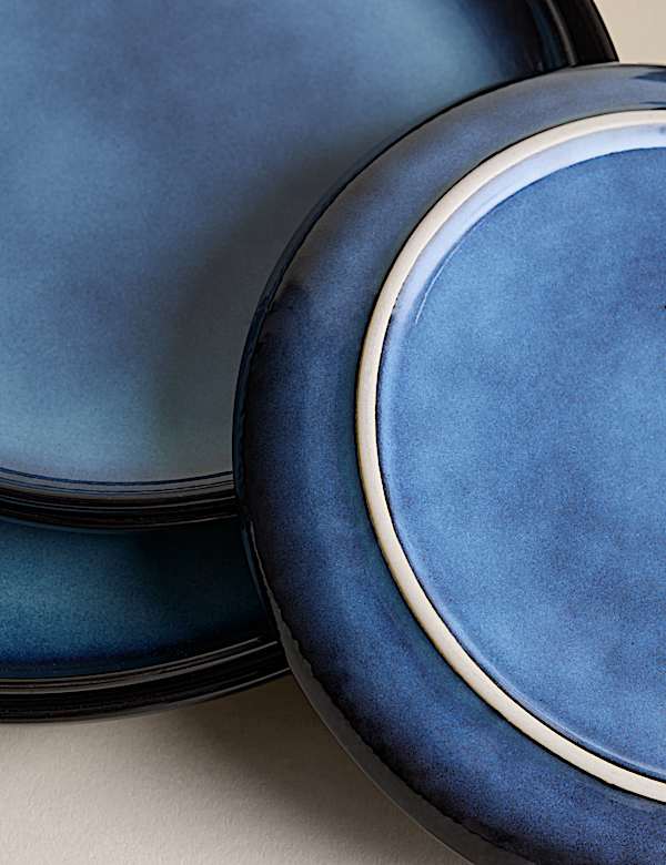 12 Piece Amberley Reactive Dinner Set - CZ