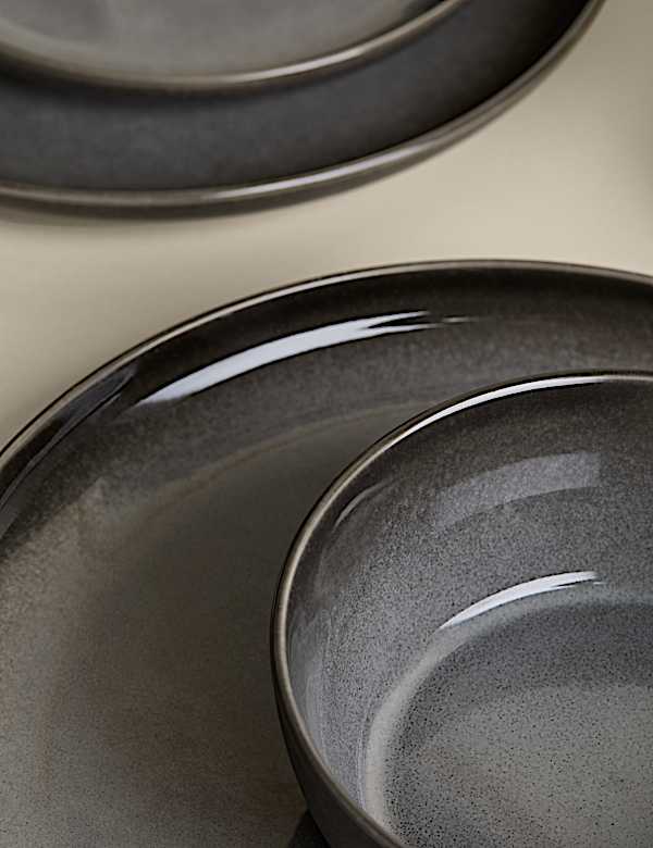 12 Piece Amberley Reactive Dinner Set - FI