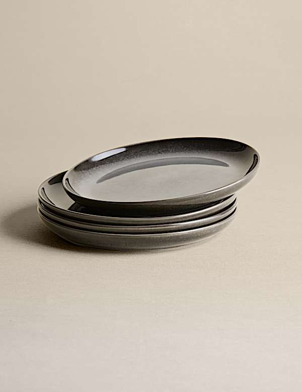 4er-Set Beilagenteller mit Glasur „Amberley“ - AT