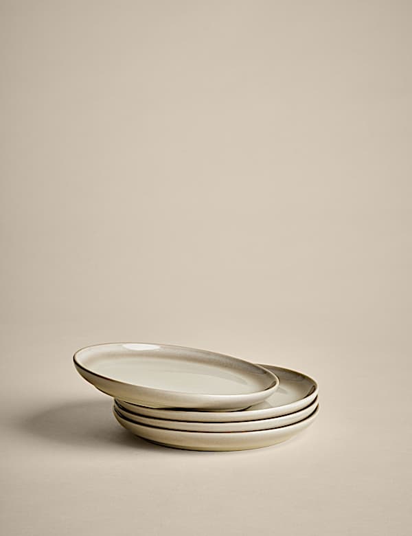 Set of 4 Amberley Reactive Side Plates - GR